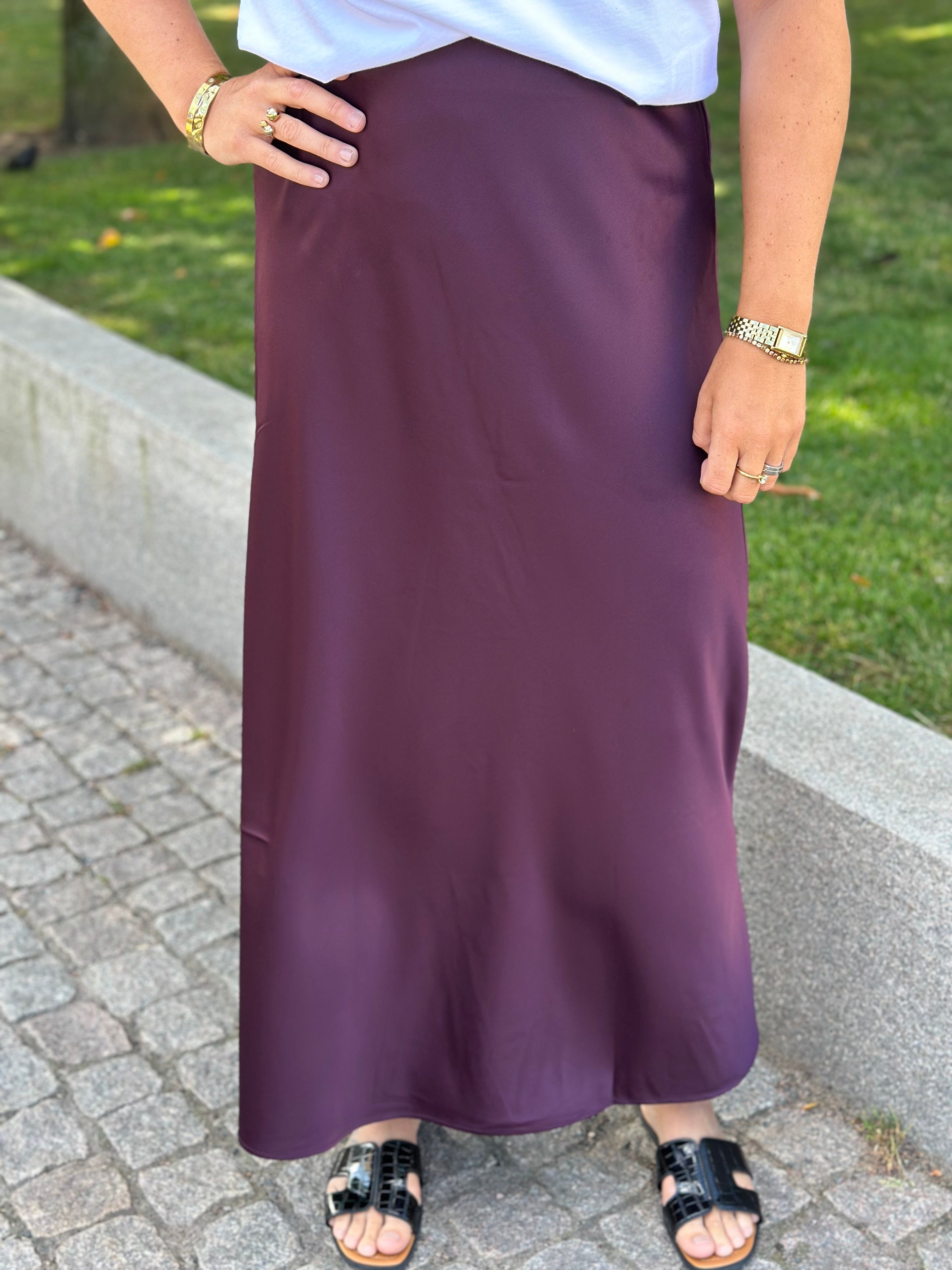 VEROMODA- MERLE ANKLE SKIRT - WINETASTING