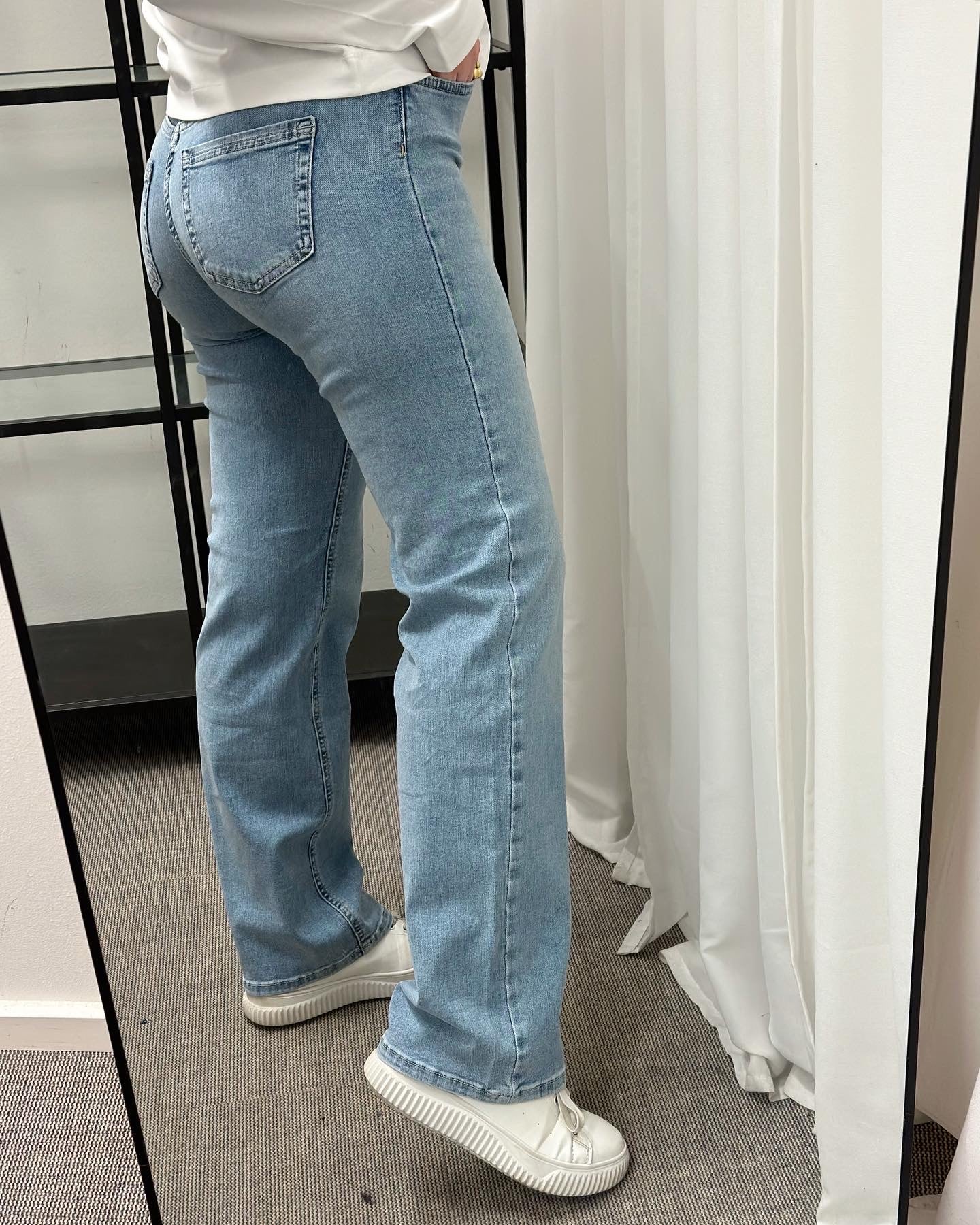 ONLY - BLUSH MID STRAIGHT - LIGHT BLUE DENIM