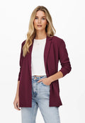 JDY - GEGGO LIFE L/S BLAZER - WINDSOR WINE