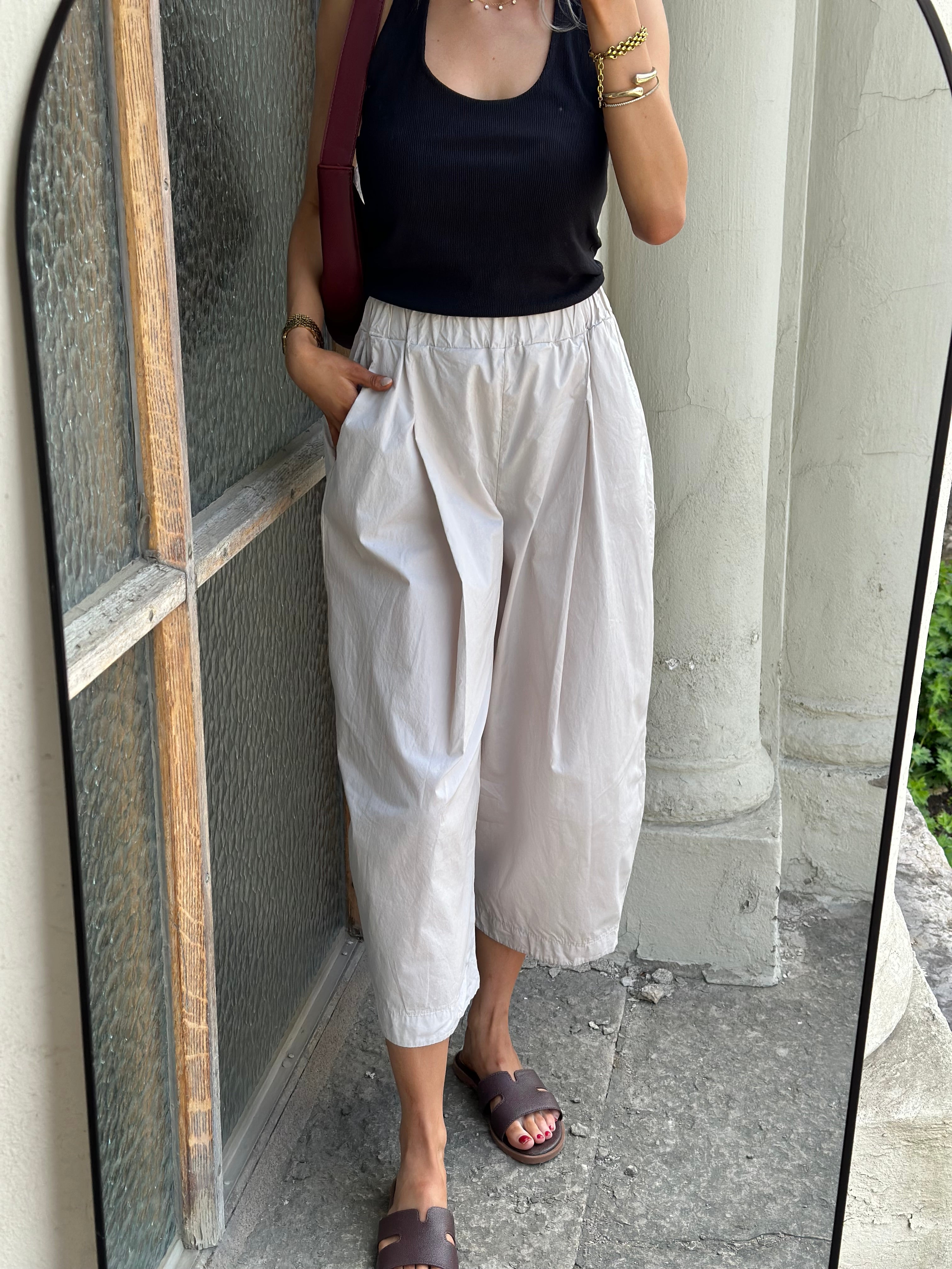 MARTA - ADORNIA PANTS 56770 - SABBIA