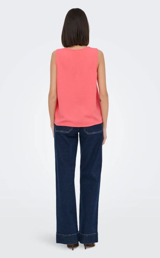 JDY - DIVYA LIFE S/L TOP DIA - COLYPSO CORAL