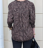 Ladda upp bild till gallerivisning, ONLY - RAYA 3/4 SHIRT - SILVER MINK/ANIMAL
