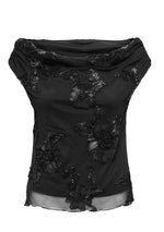 Ladda upp bild till gallerivisning, JDY - CASABLANCA S/L OFF SHOULDER TOP - BLACK

