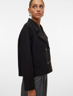 Ladda upp bild till gallerivisning, VERO MODA - VINCEMIA SHORT JACKET - BLACK
