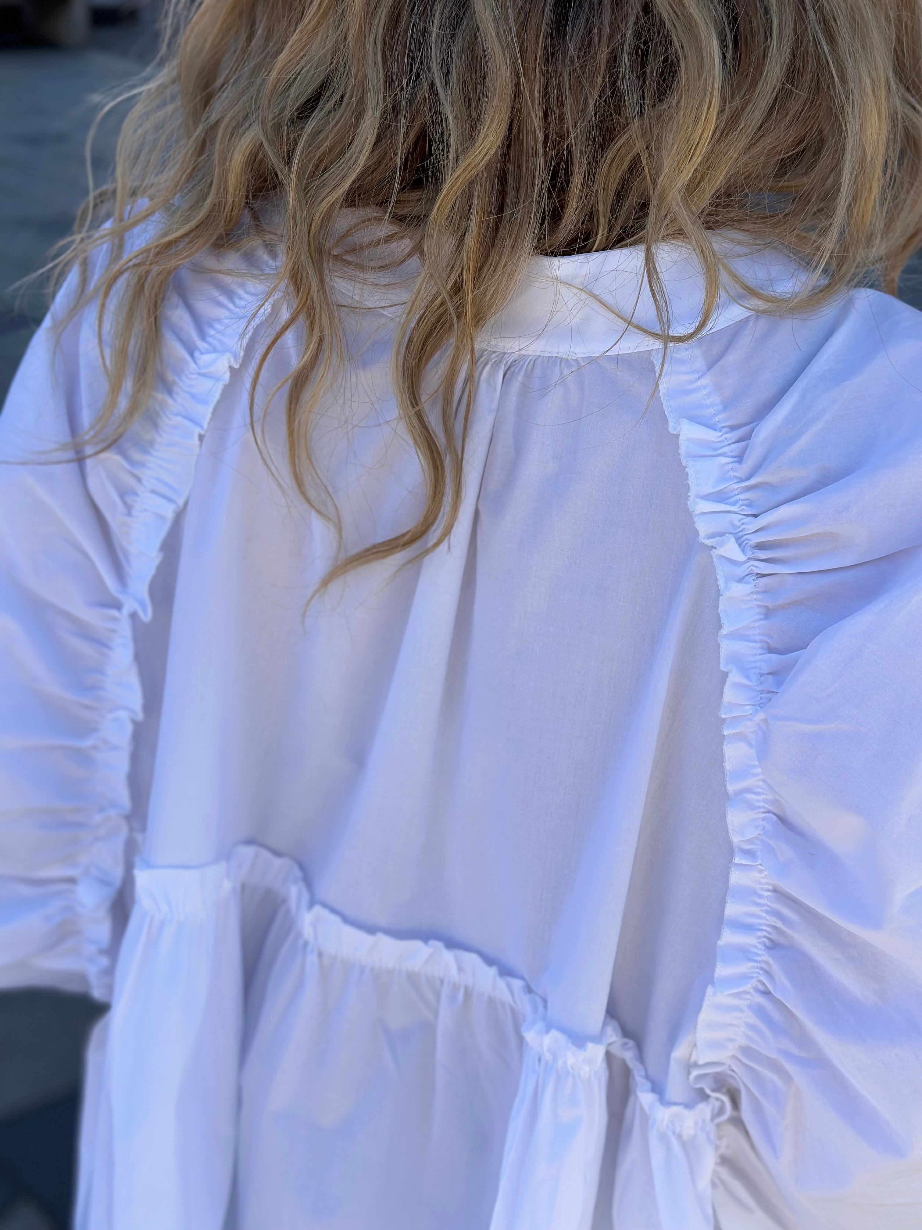 MARTA - SKJORTBLUS 268191 - WHITE