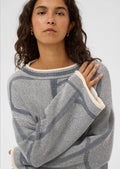 SOAKED - RAVA MONO PULLOVER 30409010 - SILVER MINK