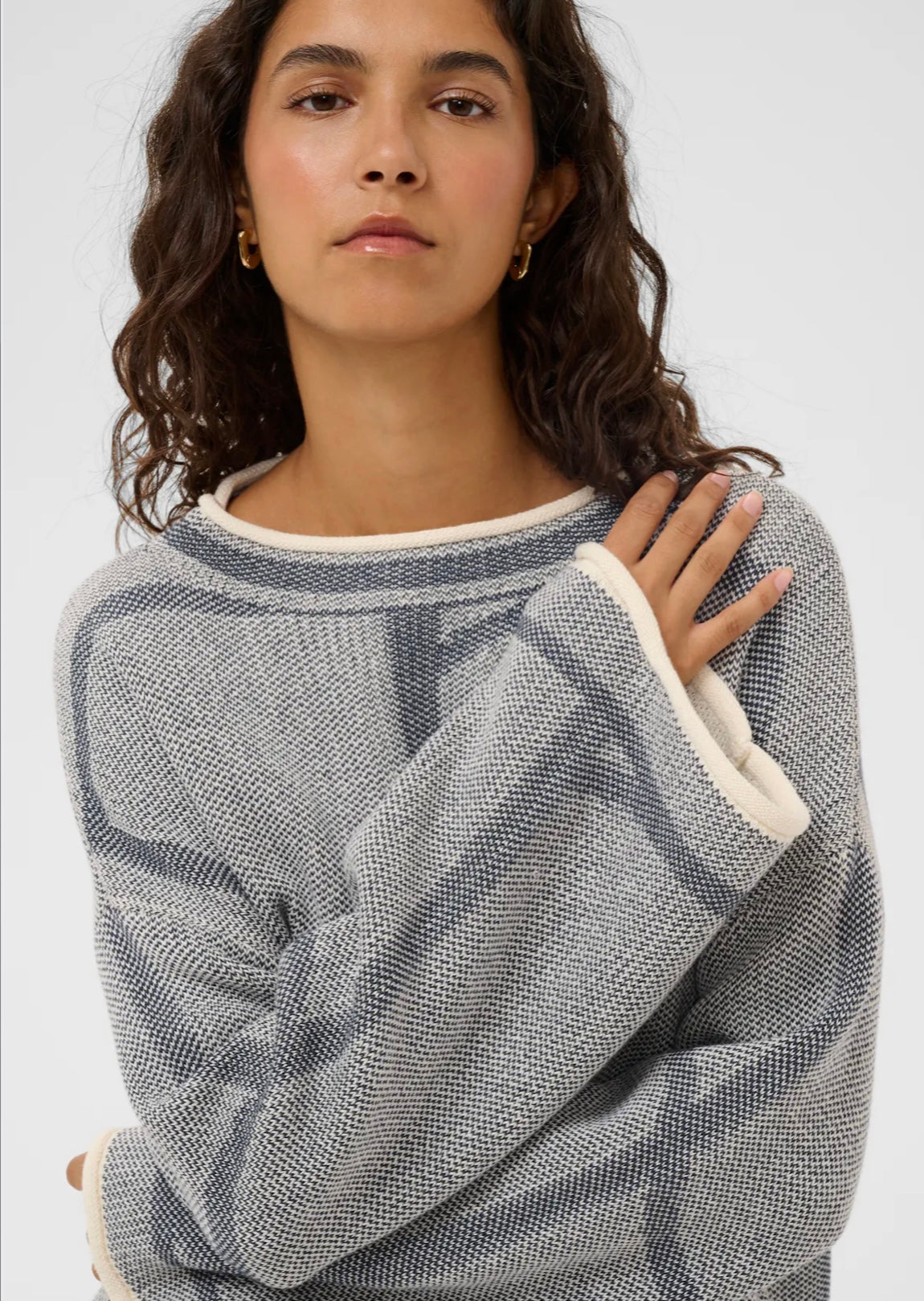 SOAKED - RAVA MONO PULLOVER 30409010 - SILVER MINK