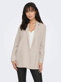 JDY - GEGGO L/S BLAZER - CHATEAU GRAY