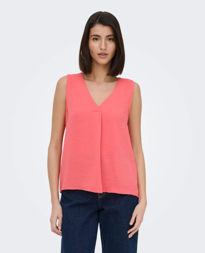 JDY - DIVYA LIFE S/L TOP DIA - COLYPSO CORAL