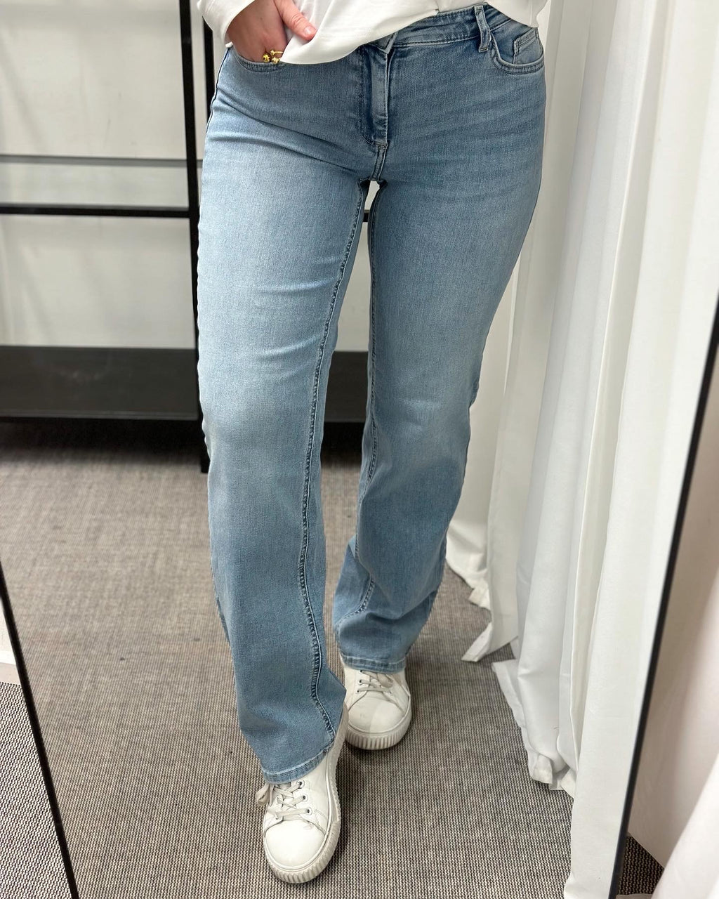 ONLY - BLUSH MID STRAIGHT - LIGHT BLUE DENIM