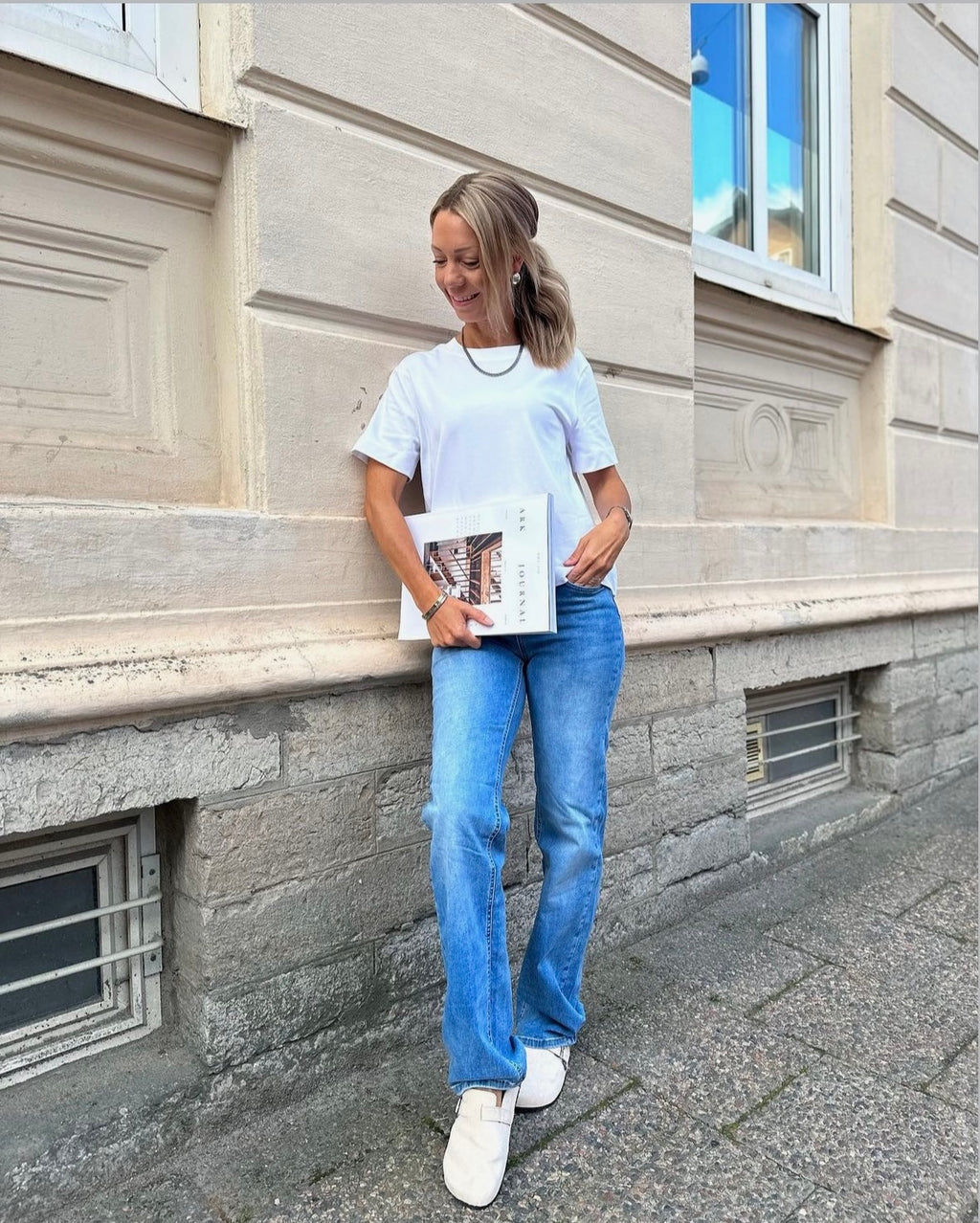 ONLY - BLUSH MID STRAIGHT - MEDIUM BLUE DENIM