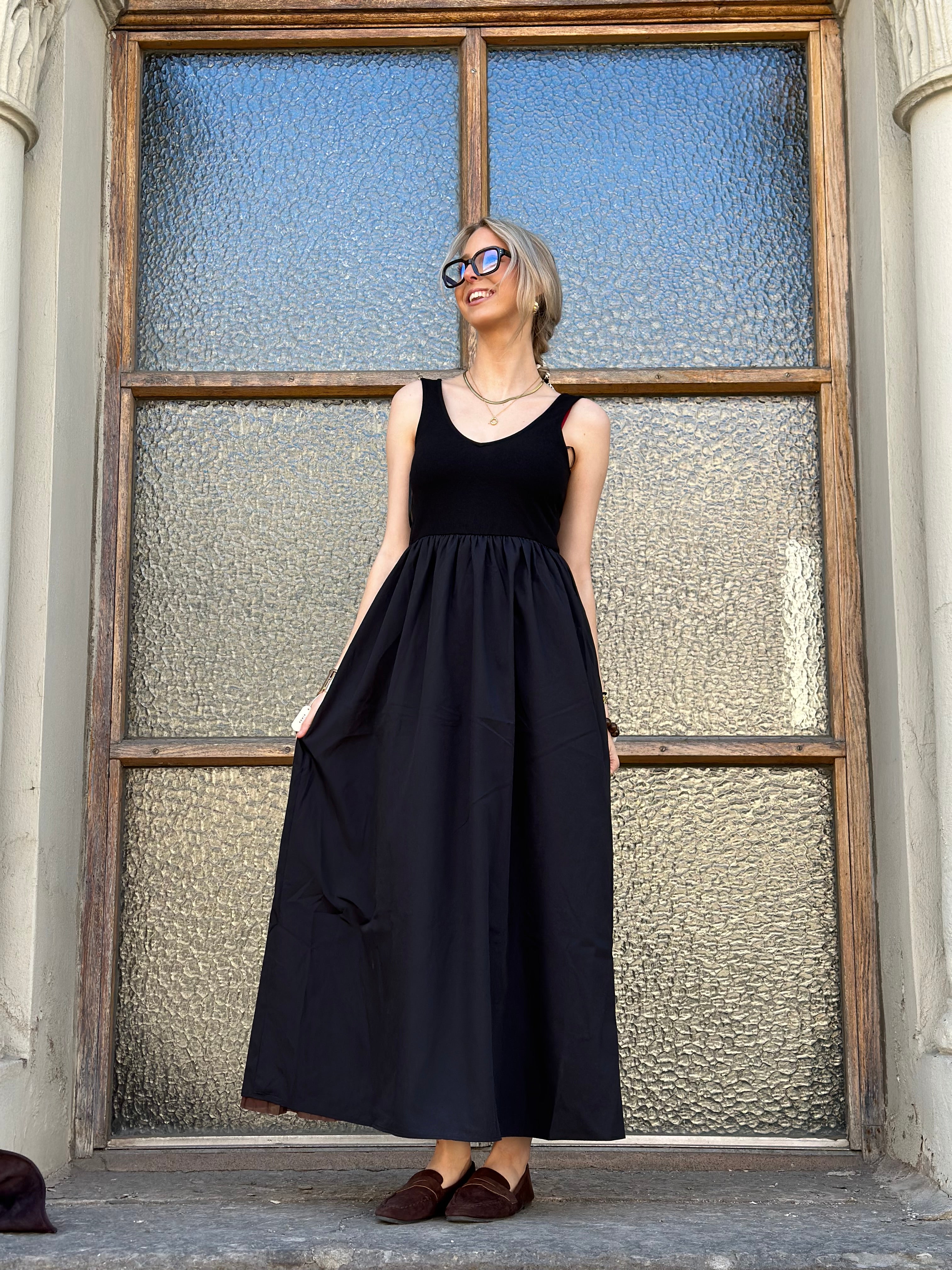 VEROMODA - VALLY SL LONG DRESS - BLACK