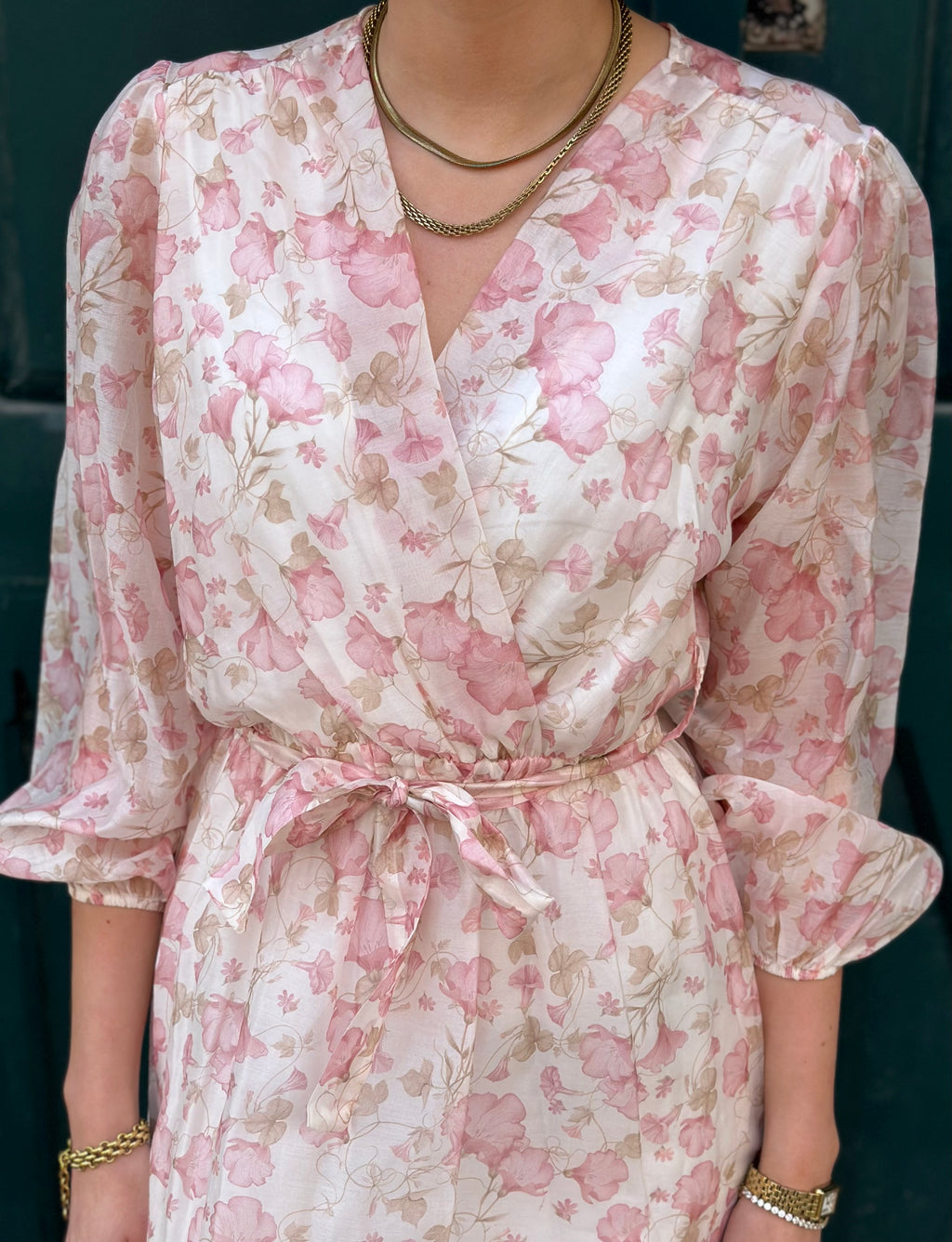 JÖRLEVIK - FLOWER DRESS - PINK