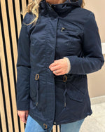 Ladda upp bild till gallerivisning, ONLY - LORCA CANVAS PARKA - BLUE GRAPHITE
