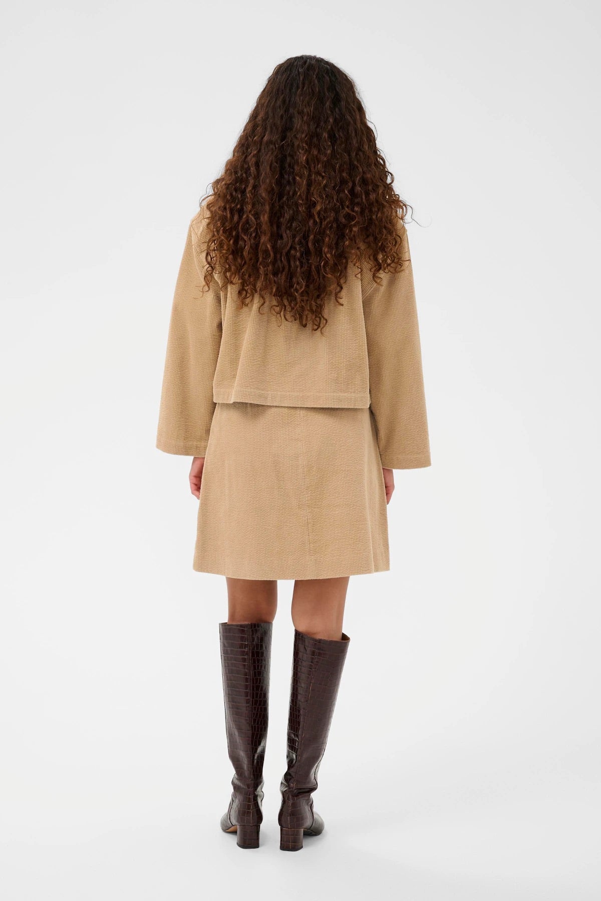 SOAKED - LAUVEN ALTEA SHIRT LS - TIMBER WOLF