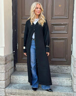 Ladda upp bild till gallerivisning, VEROMODA - NINNA LS V-NECK KNT DRESS - BLACK
