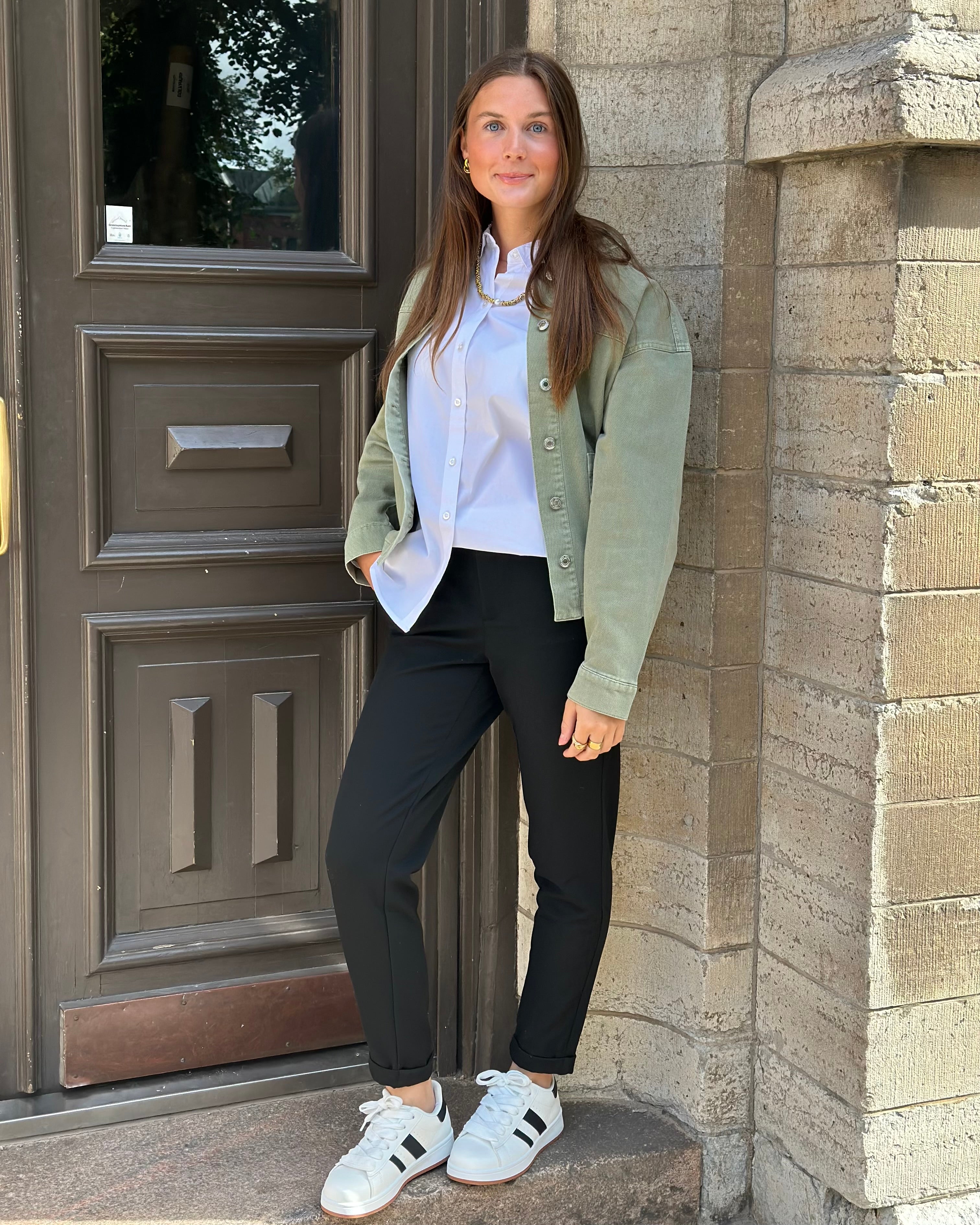 VERO MODA - MAYA MW LOOSE SOLID PANT - BLACK