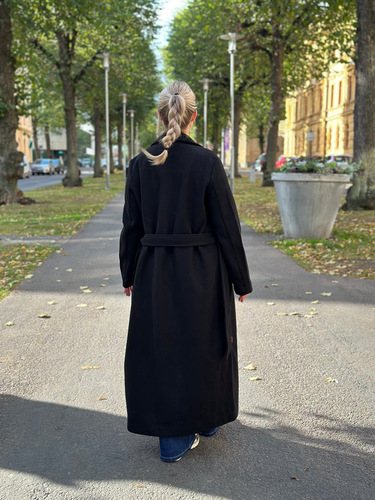 VEROMODA - FORTUNEAYA LONG COAT -BLACK