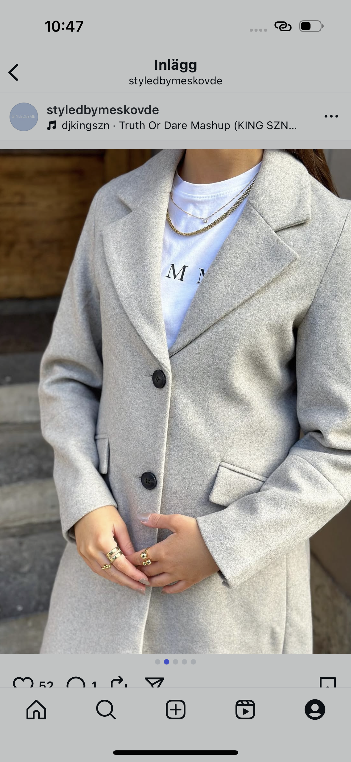 VEROMODA - FORTUNESARA LONG COAT - SILVER MINK/ MELANGE
