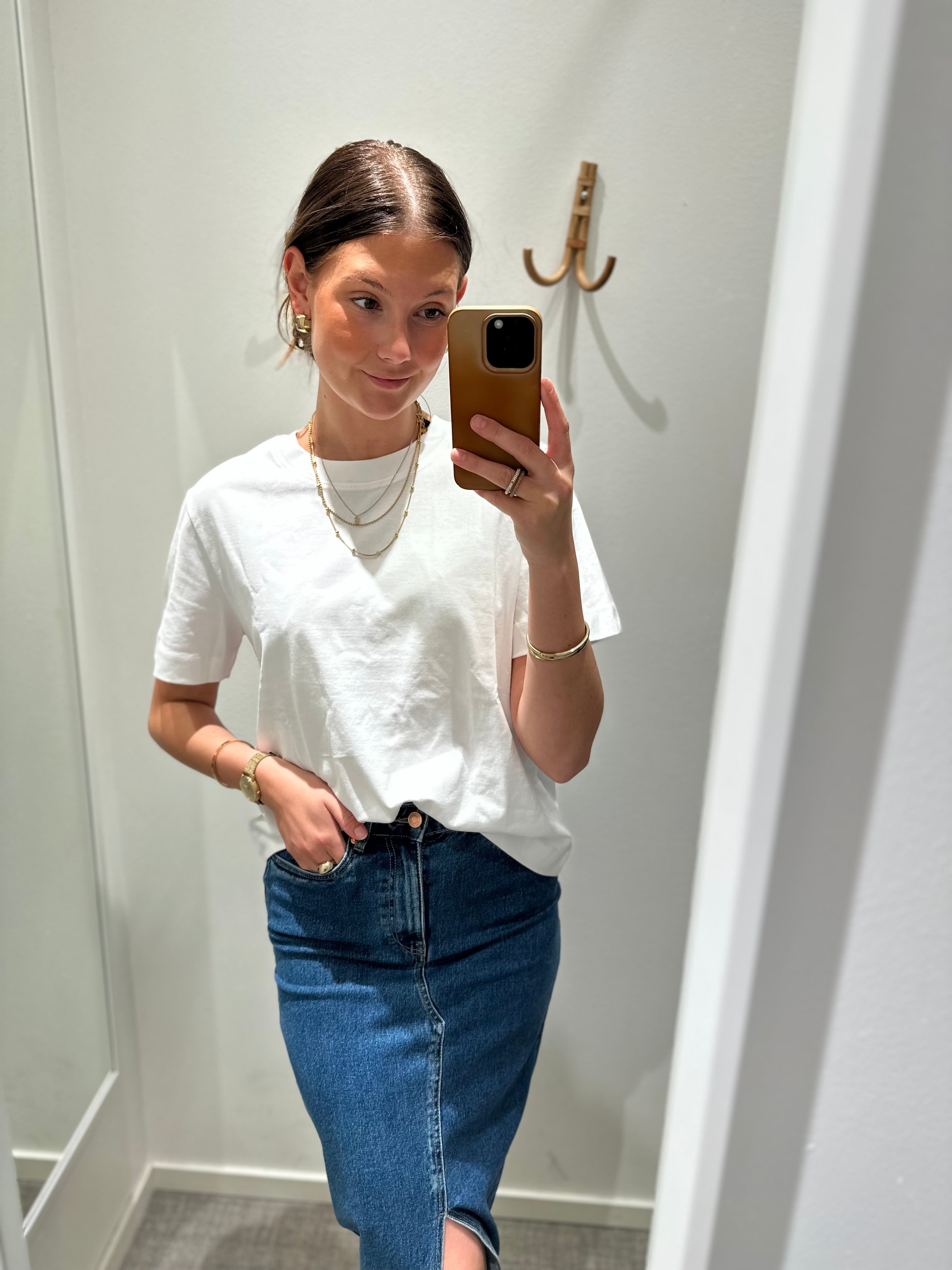 SELECTED FEMME - ESSENTIAL SS BOXY TEE - BRIGHT WHITE