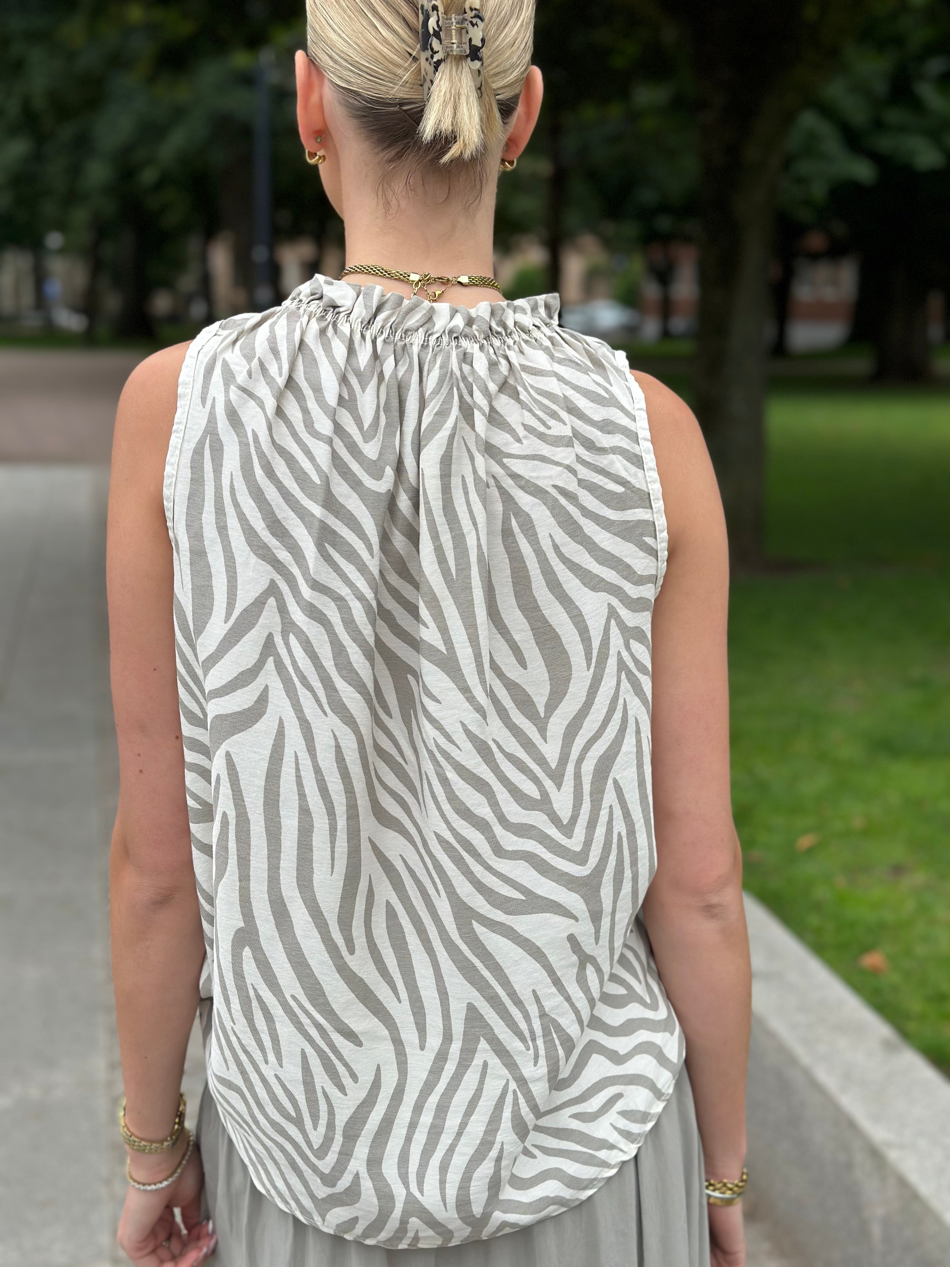 MARTA - LUCINA TOP 2319 - ZEBRA BEIGE