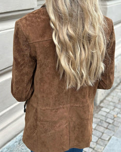 VEROMODA - PERNILLE LA SUEDE JACKET - CHOCOLATE FONDANT