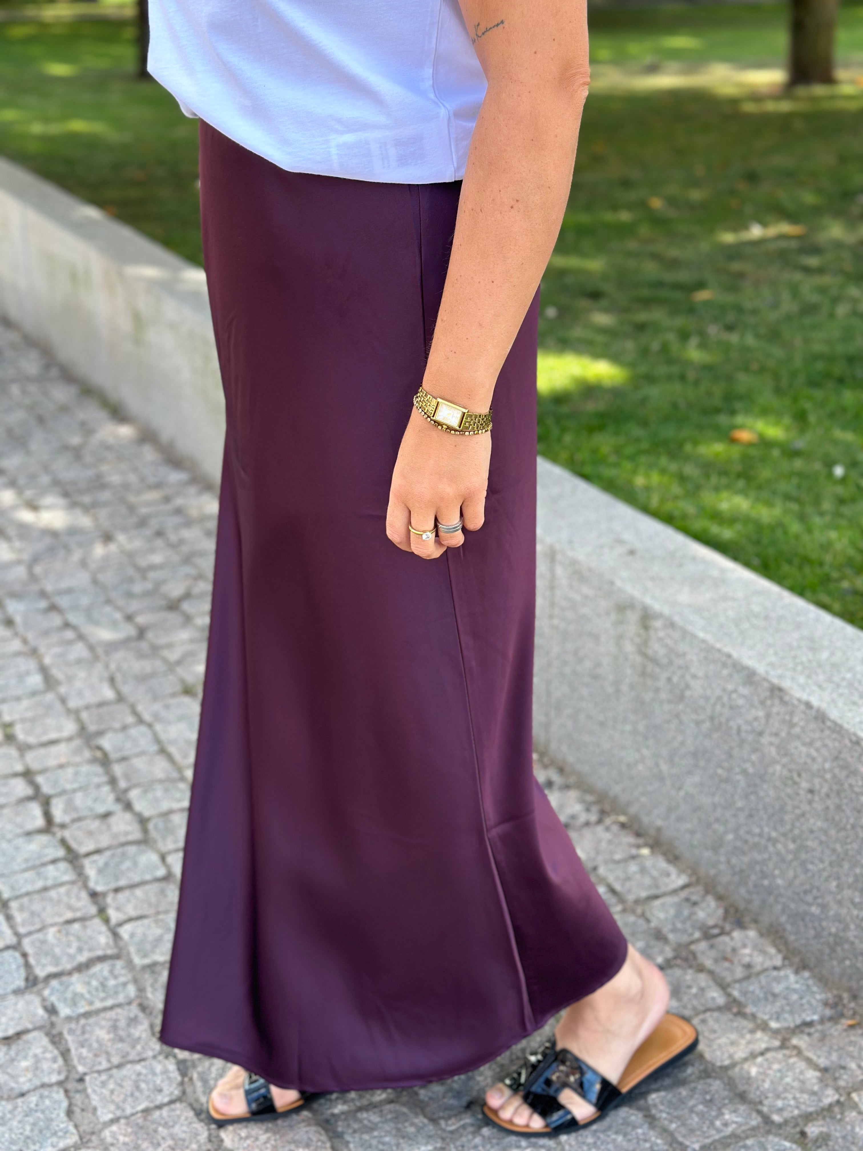 VEROMODA- MERLE ANKLE SKIRT - WINETASTING