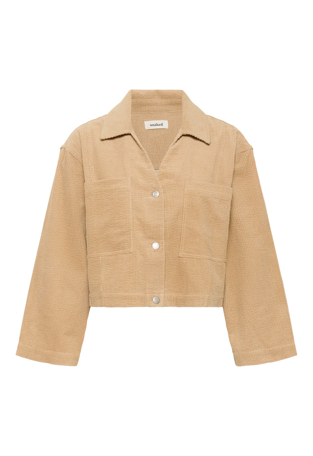 SOAKED - LAUVEN ALTEA SHIRT LS - TIMBER WOLF