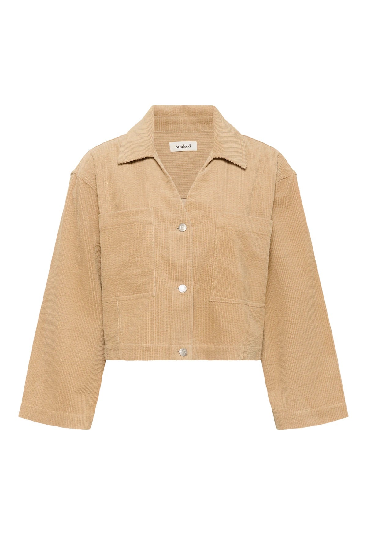 SOAKED - LAUVEN ALTEA SHIRT LS - TIMBER WOLF