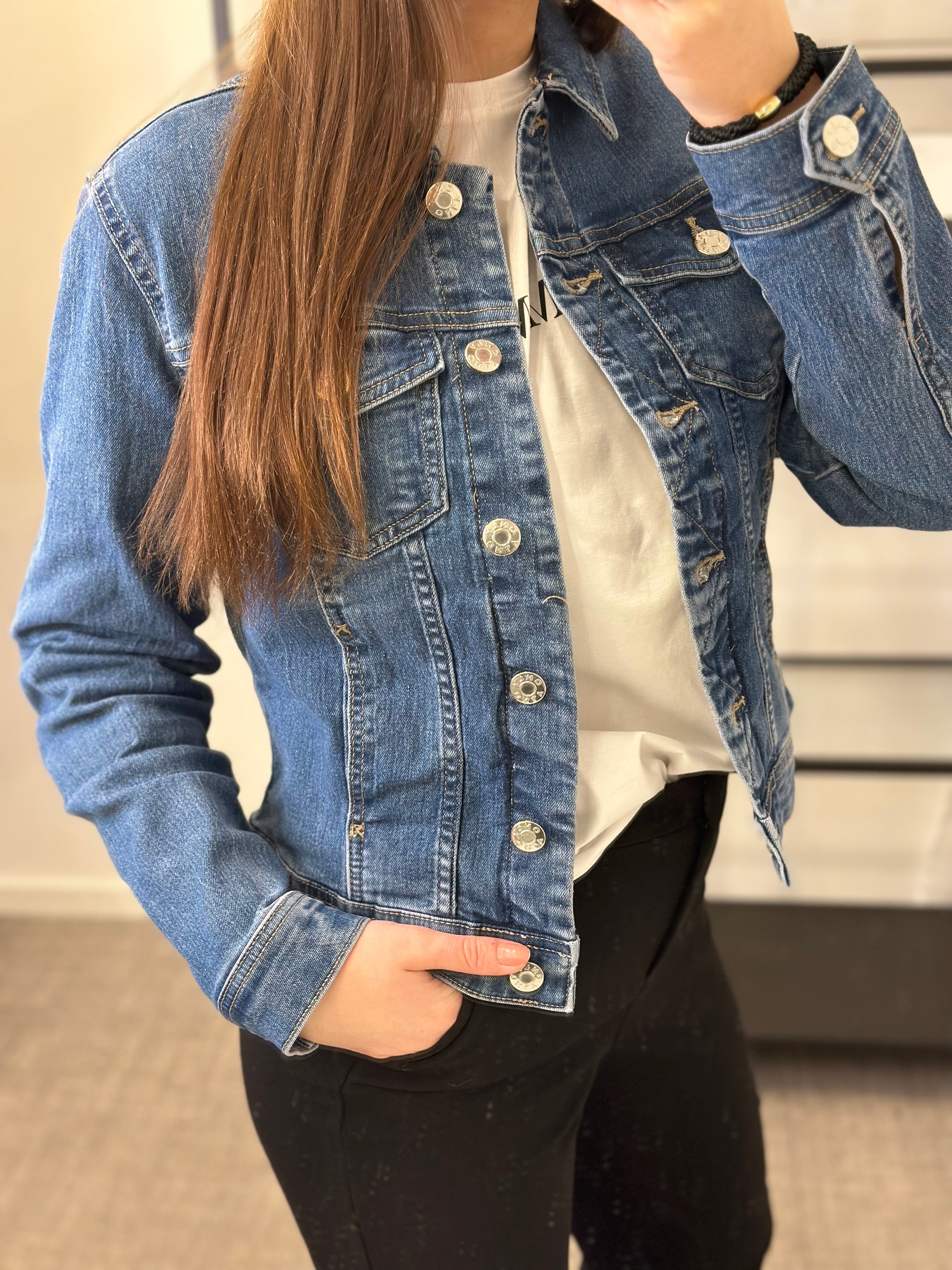 ONLY - WONDER JACKET - MEDIUM BLUE DENIM