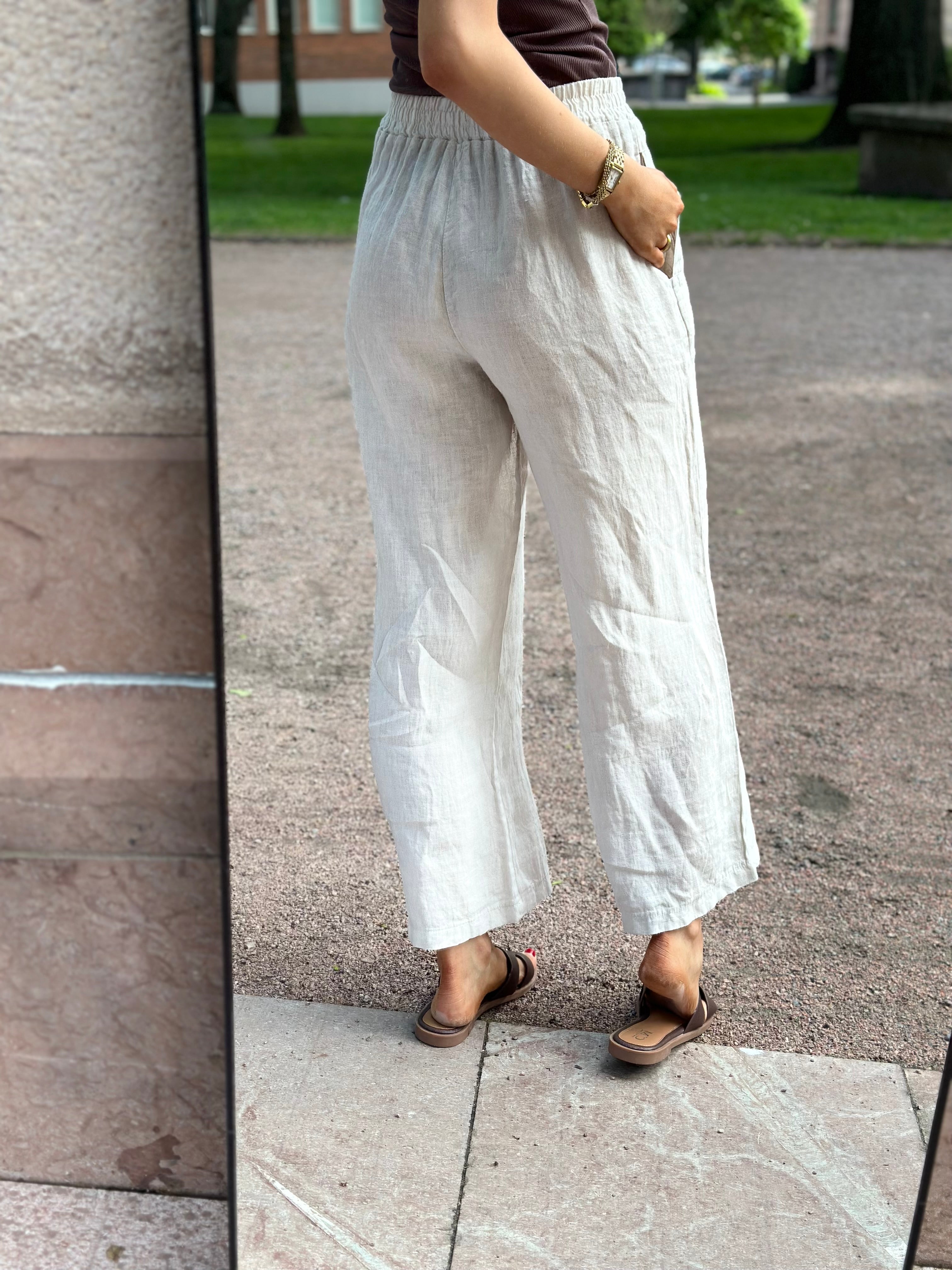 MARTA - LINNE BYXA 266135 - SABBIA