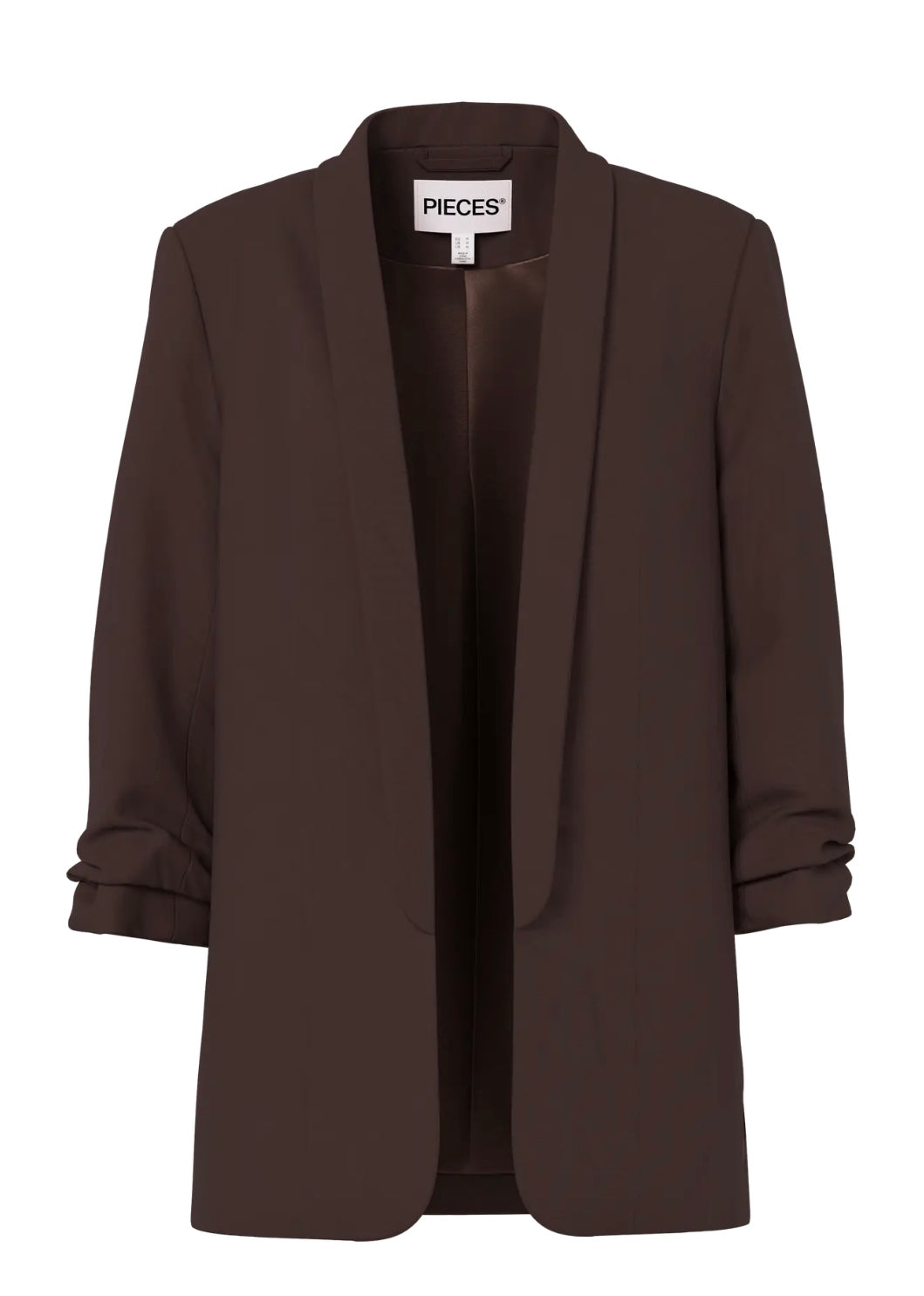 PIECES - BOSELLA 3/4 BLAZER - HOT FUDGE