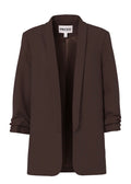 PIECES - BOSELLA 3/4 BLAZER - HOT FUDGE