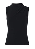 Ladda upp bild till gallerivisning, PIECES - MADISON SL DRAPED TOP - BLACK
