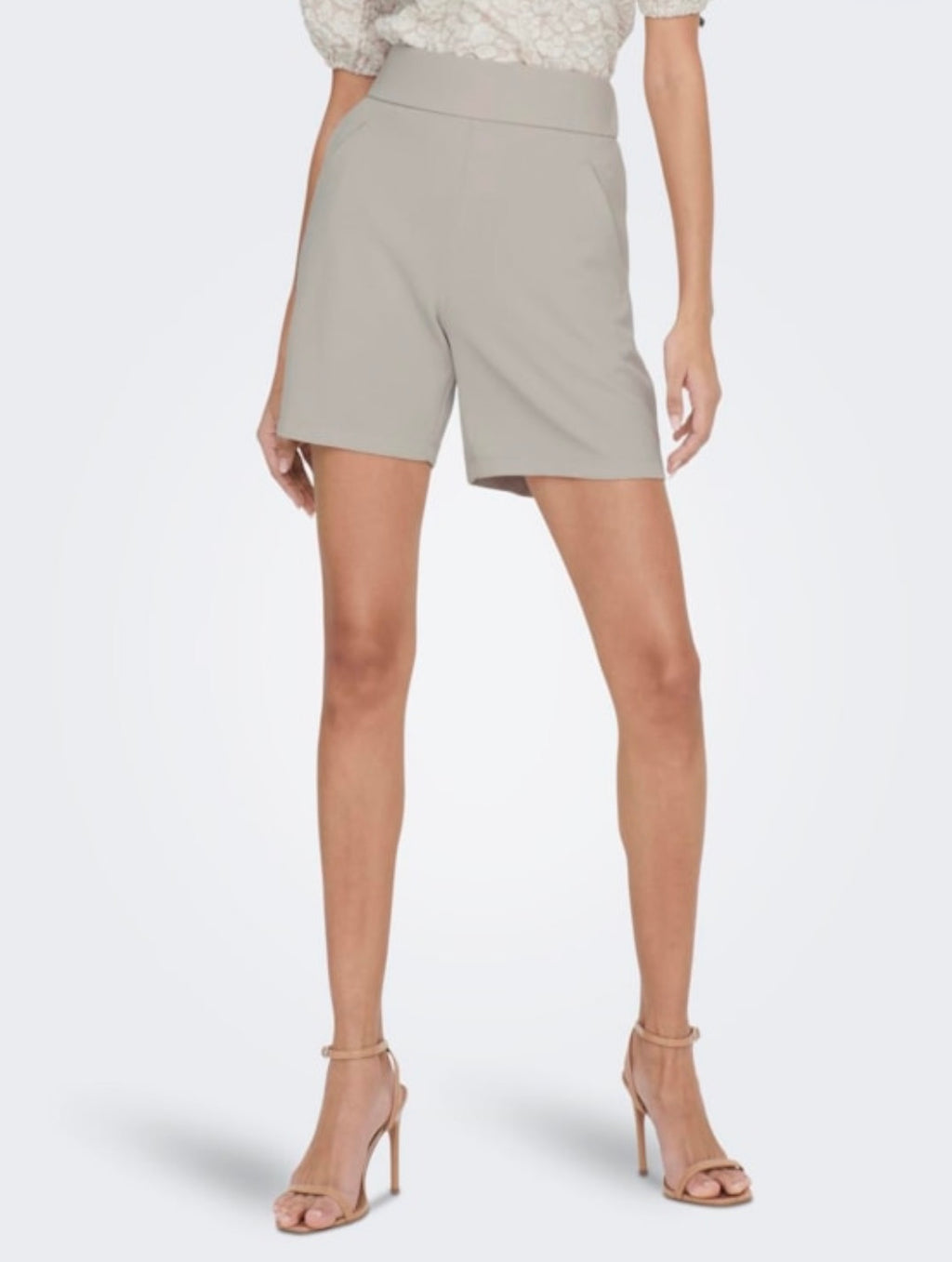 JDY - LOUISVILLE CATIA SHORTS - CHATEAU GRAY