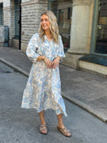 MOONDUST - PAISLEY DRESS MO4132 - SOFT BLUE