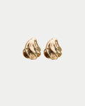 BOW19DETAILS - SWIRL EARRINGS - GULD