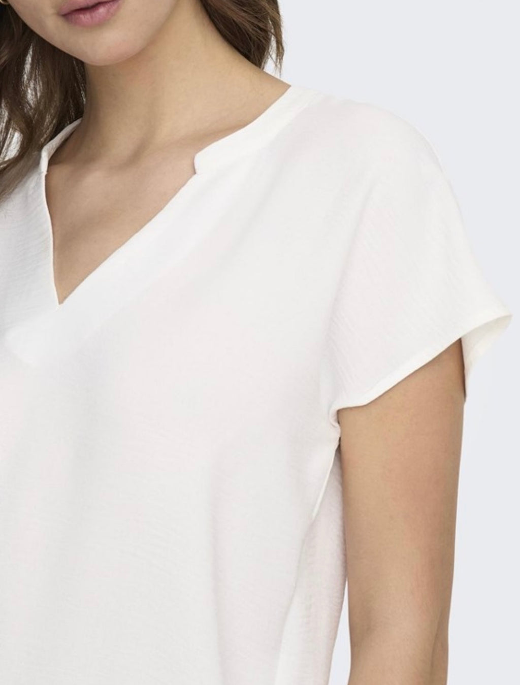 JDY - LION S/S TOP - CLOUD DANCER