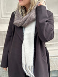PIECES - BEA NARROW LONG SCARF - MOONBEAM