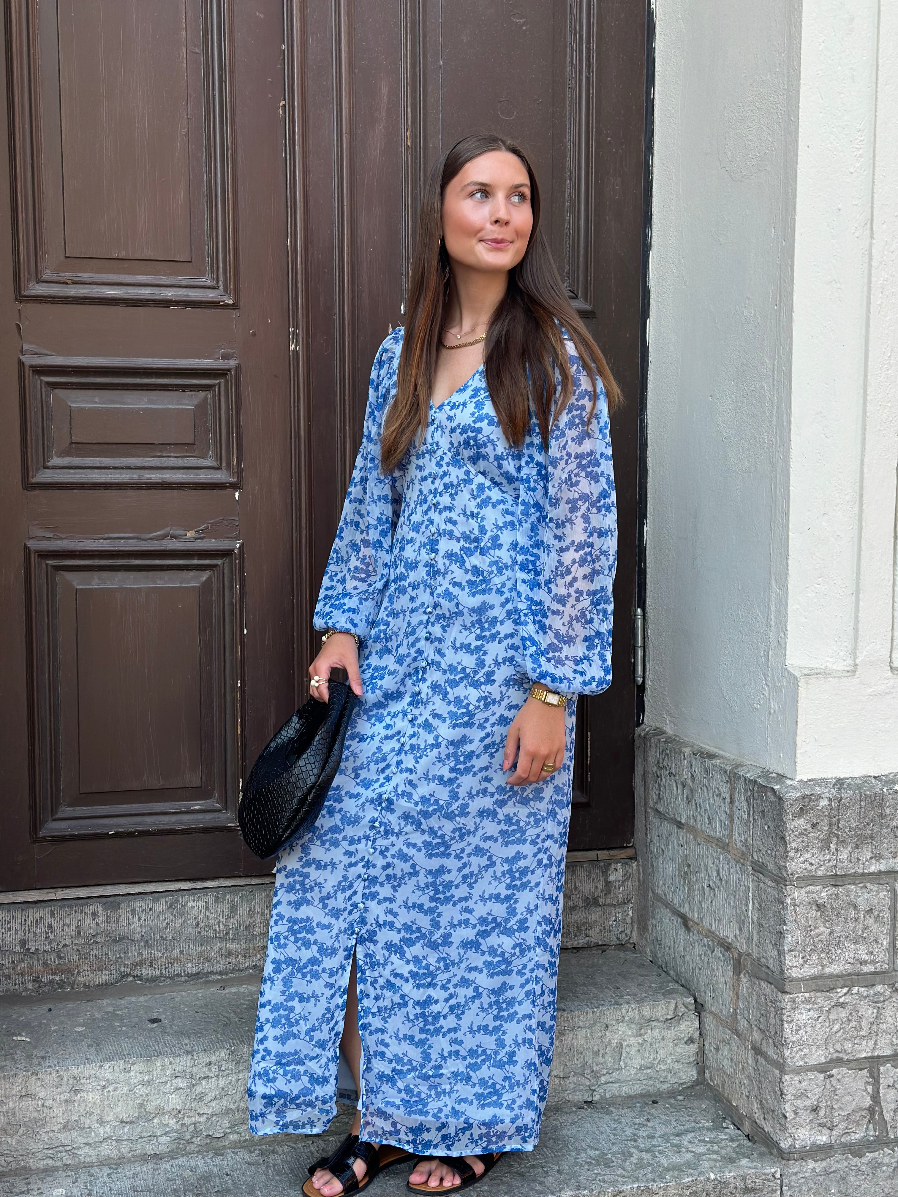 VEROMODA - SMILLA LONG DRESS - SKYWAY/BLUE MALLI