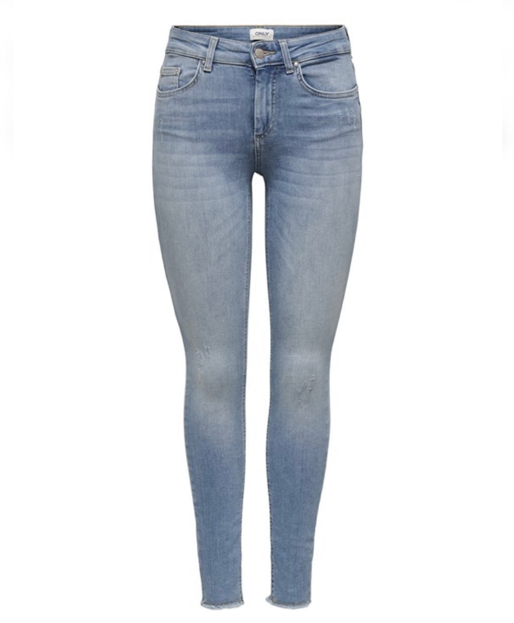 ONLY - BLUSH MID SK AK RW DNM - LIGHT BLUE DENIM