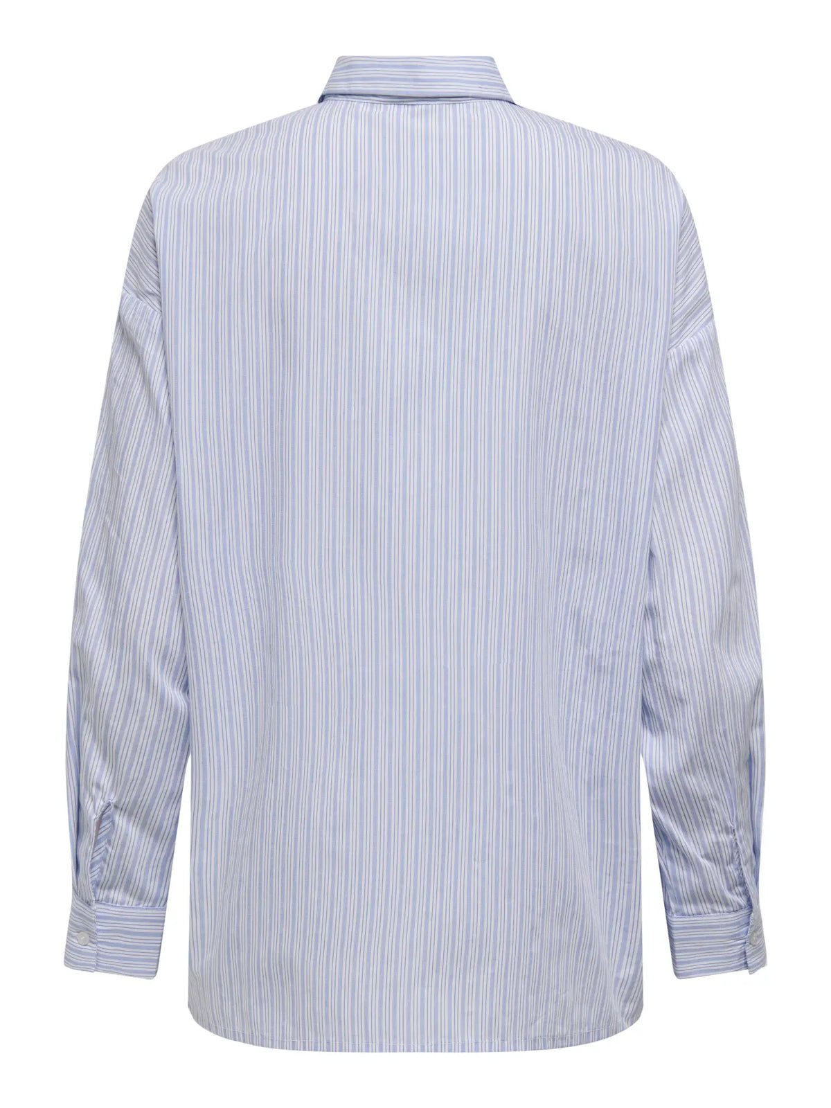 ONLY - RIMINI LIFE LS SHIRT MOCH - BRIGHT WHITE/ BLUE STRIPE