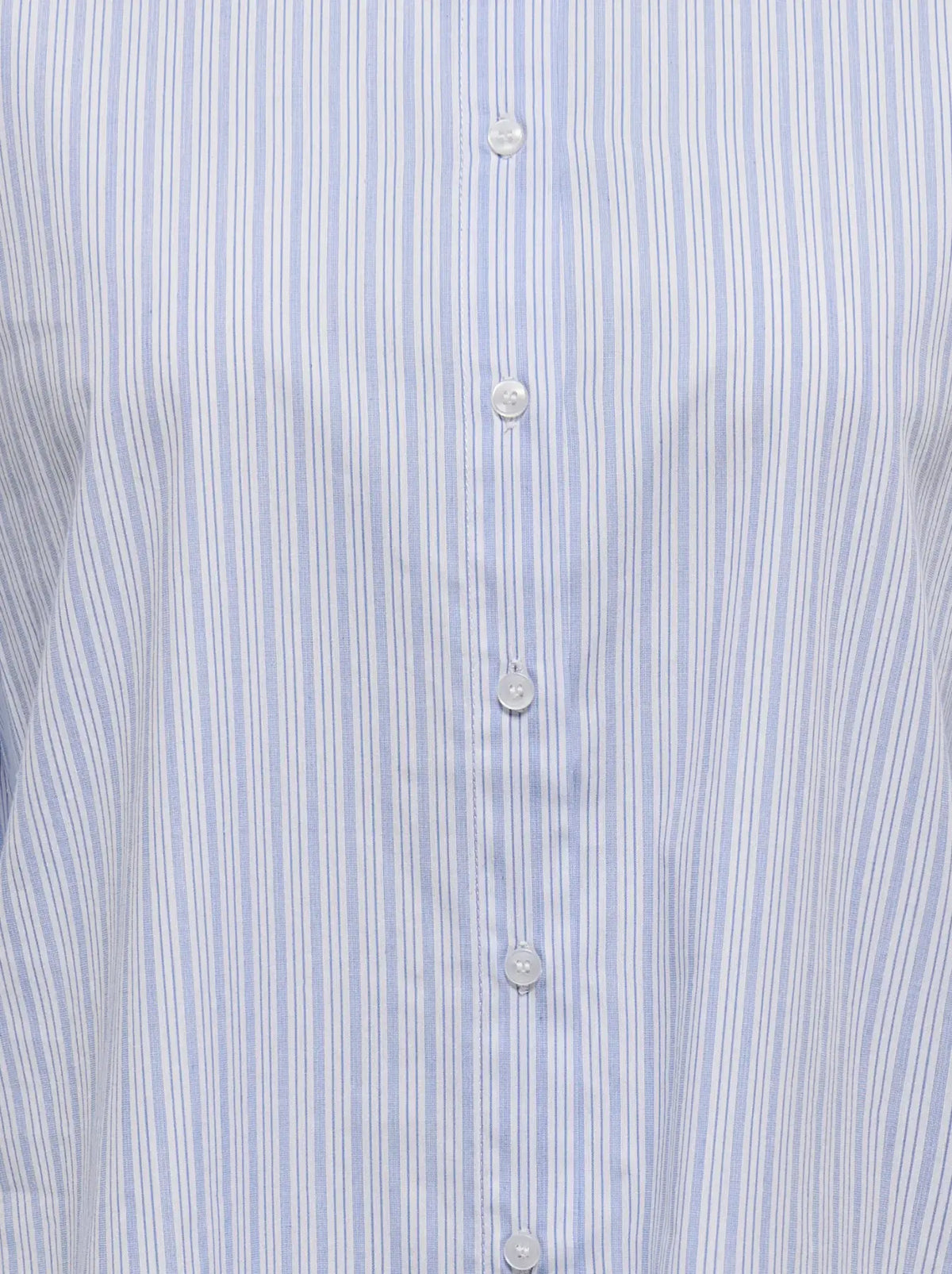ONLY - RIMINI LIFE LS SHIRT MOCH - BRIGHT WHITE/ BLUE STRIPE