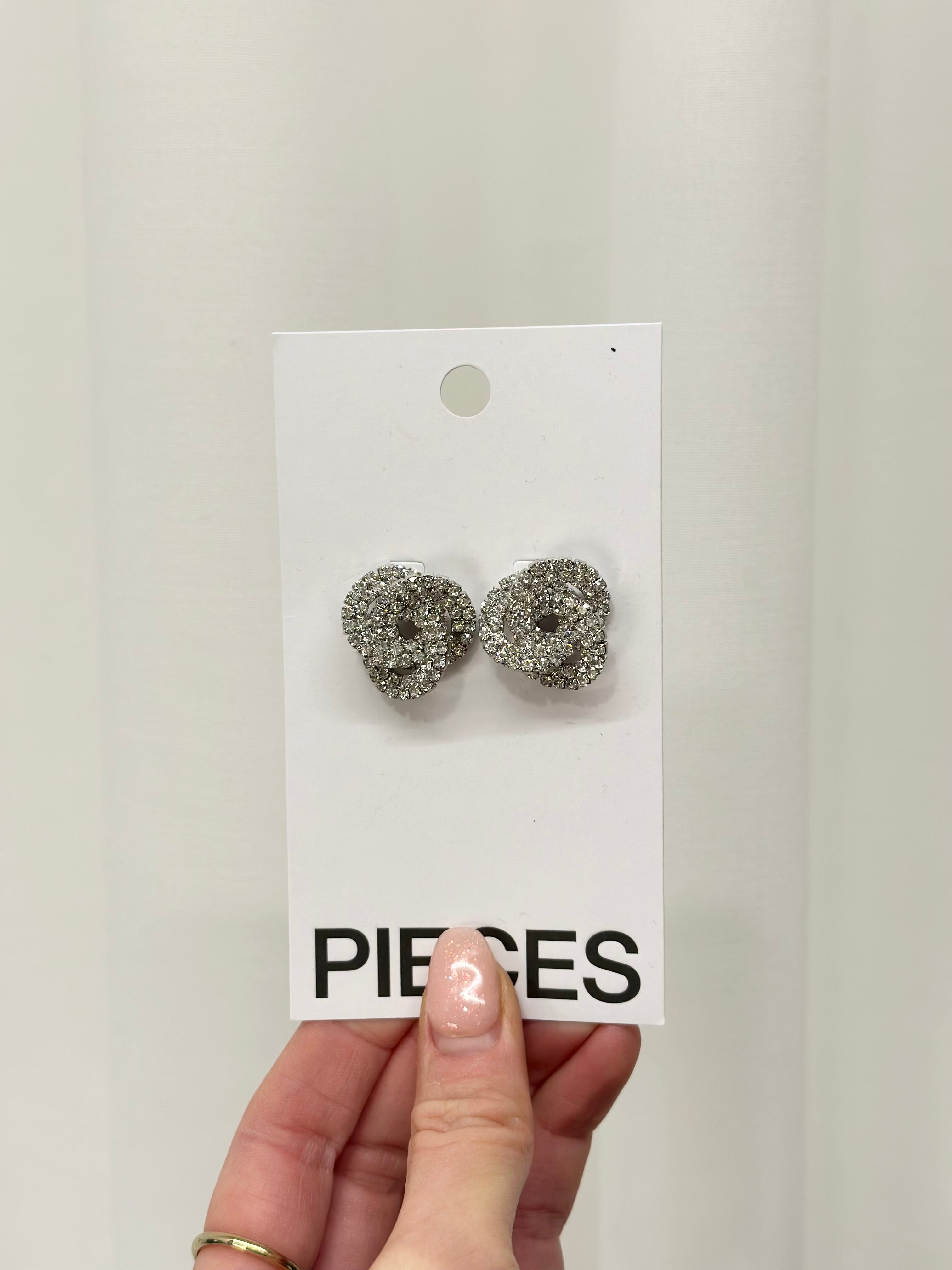 PIECES - RINE O EARRINGS - SILVER