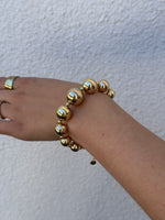 Ladda upp bild till gallerivisning, BOW19DETAILS - BEAD BRACELET - GOLD
