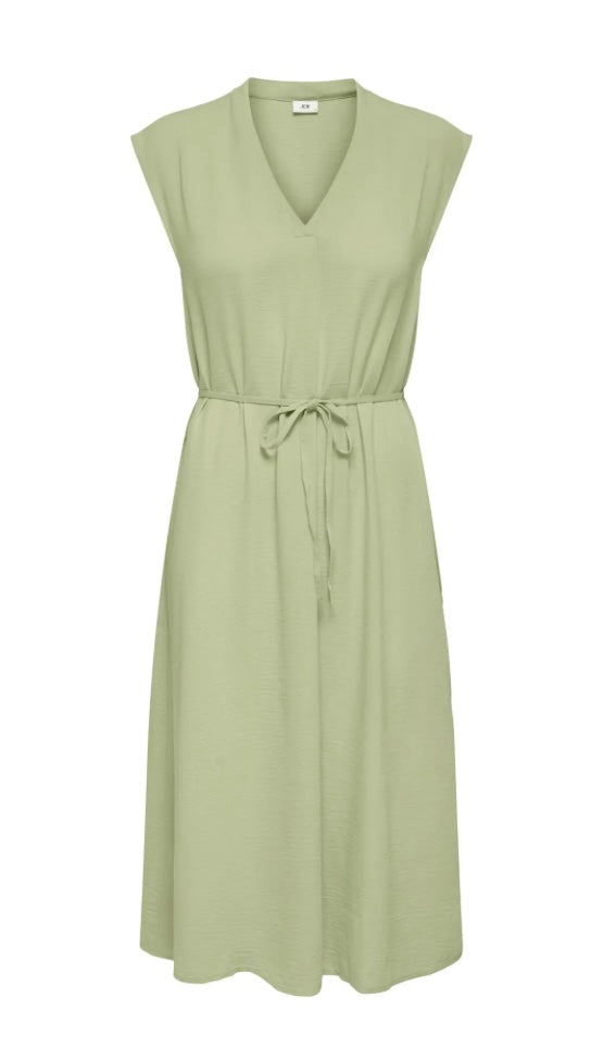 JDY - DIVYA LIFE S/L MIDI DRESS - LINT