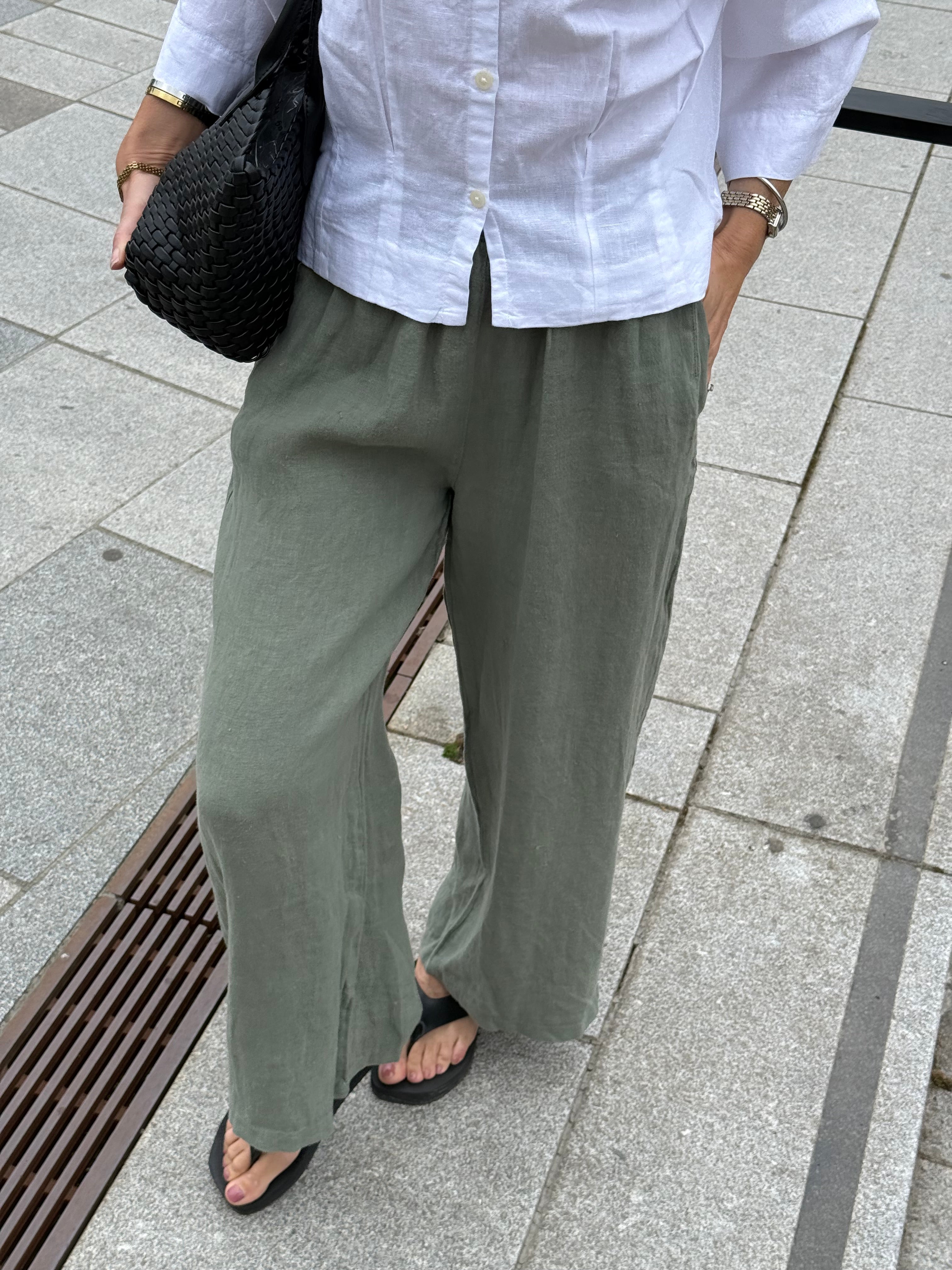 MARTA - LINNE BYXA 266135 - MILITARY