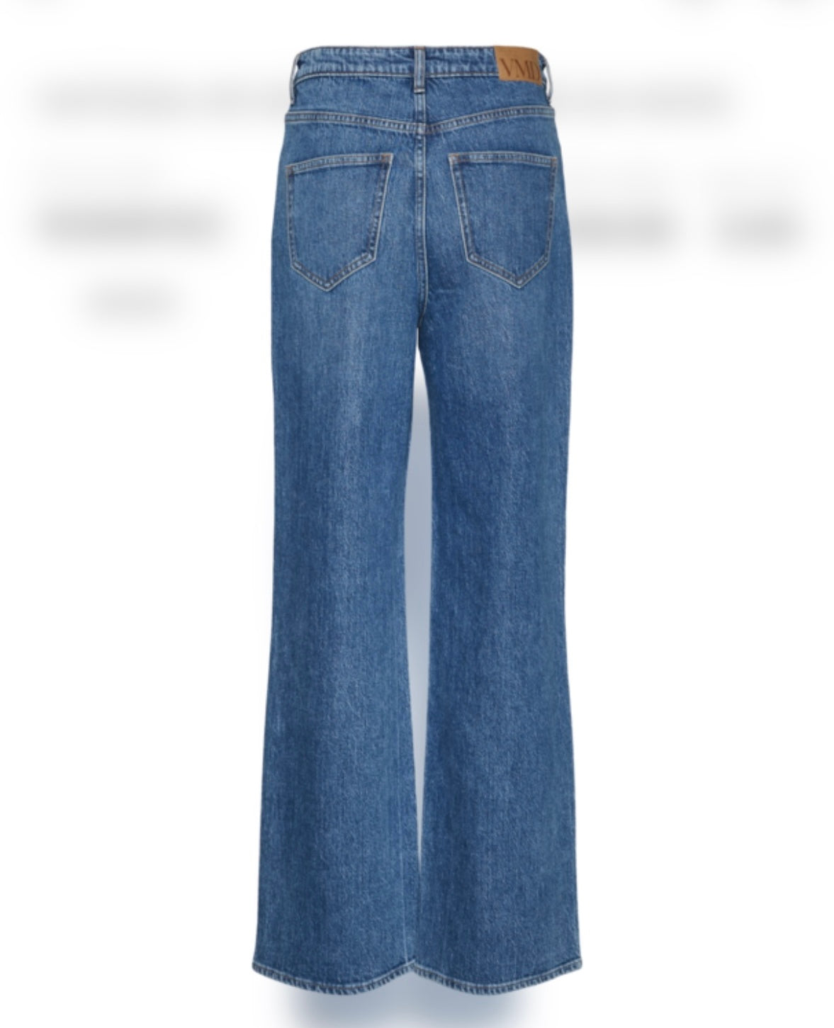 VERO MODA - TESSA HR WIDE JEANS - MEDIUM BLUE DENIM