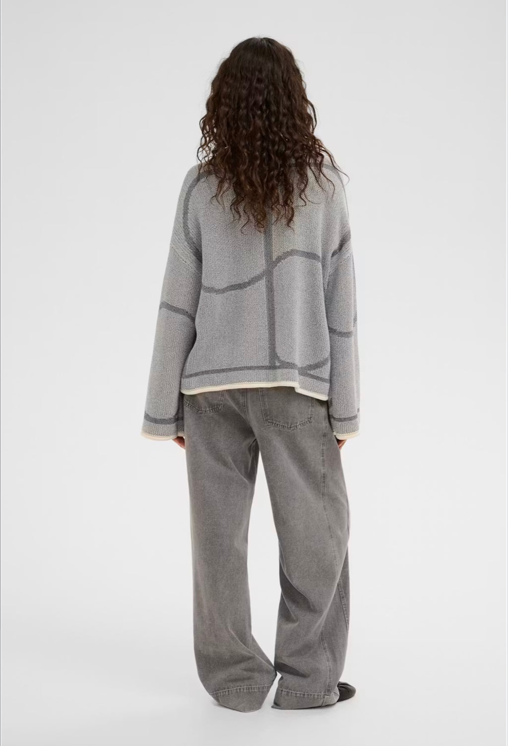 SOAKED - RAVA MONO PULLOVER 30409010 - SILVER MINK