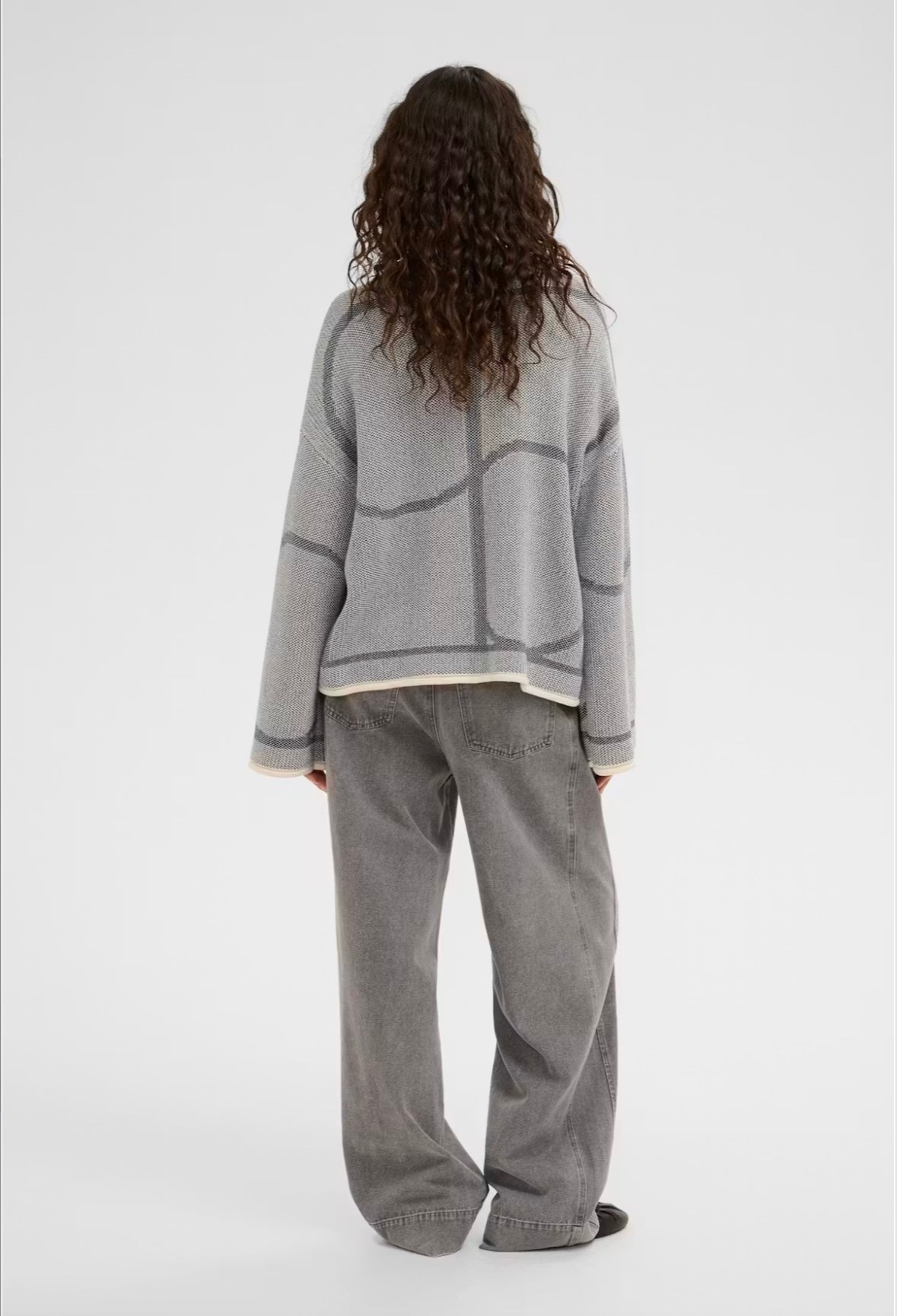 SOAKED - RAVA MONO PULLOVER 30409010 - SILVER MINK